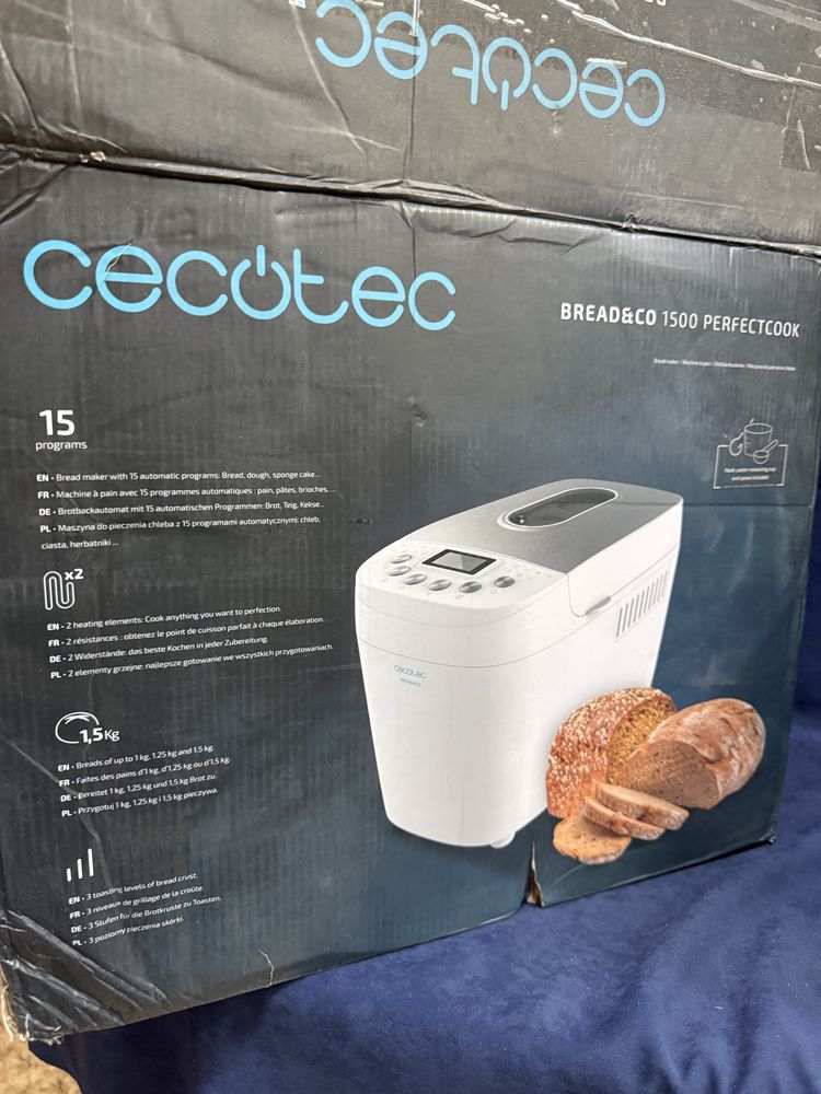 Хлебопекарна Cecotec Bread&Co 1500