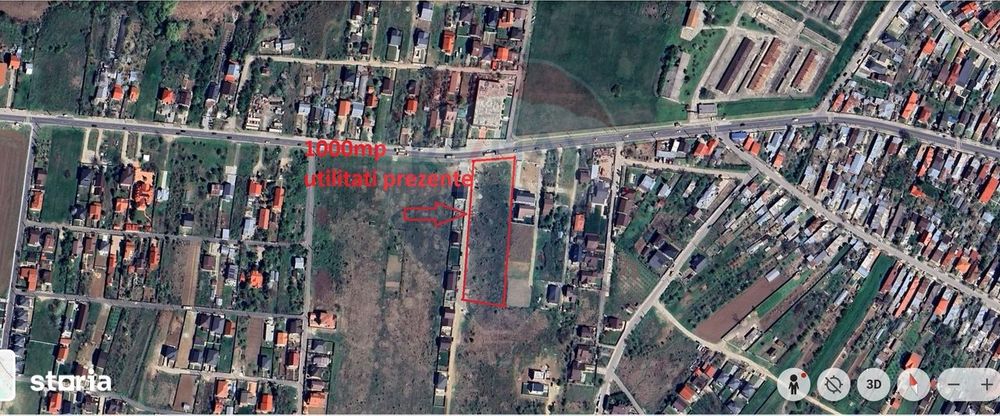Teren vanzare 1,027mp Dragomiresti-Vale - 16 ml stradal - 0% comision