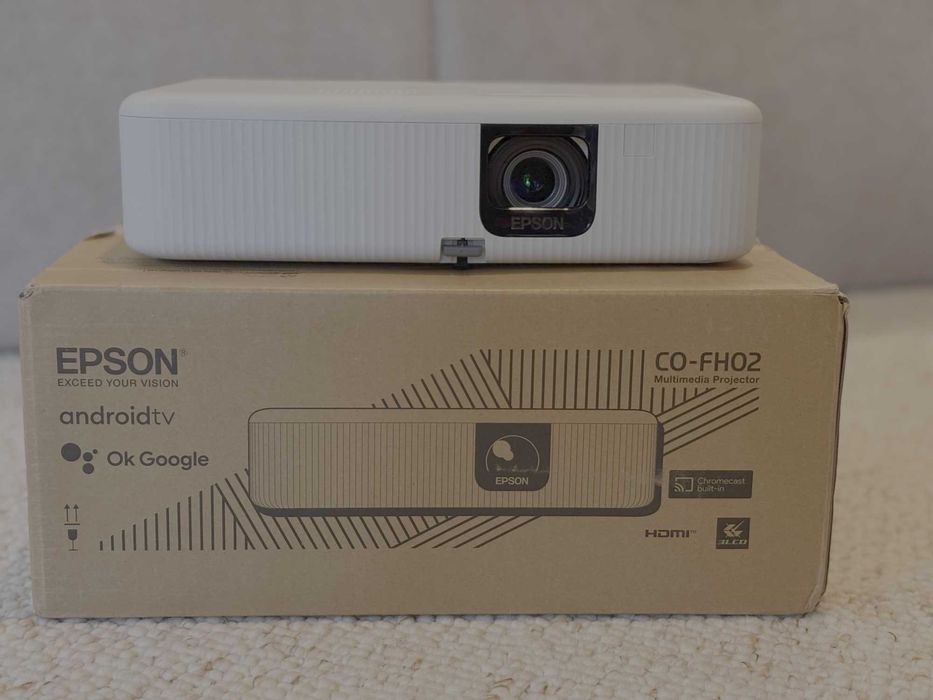 Smart ПРОЕКТОР EPSON CO-FH02, Android TV, 3LCD, Full HD