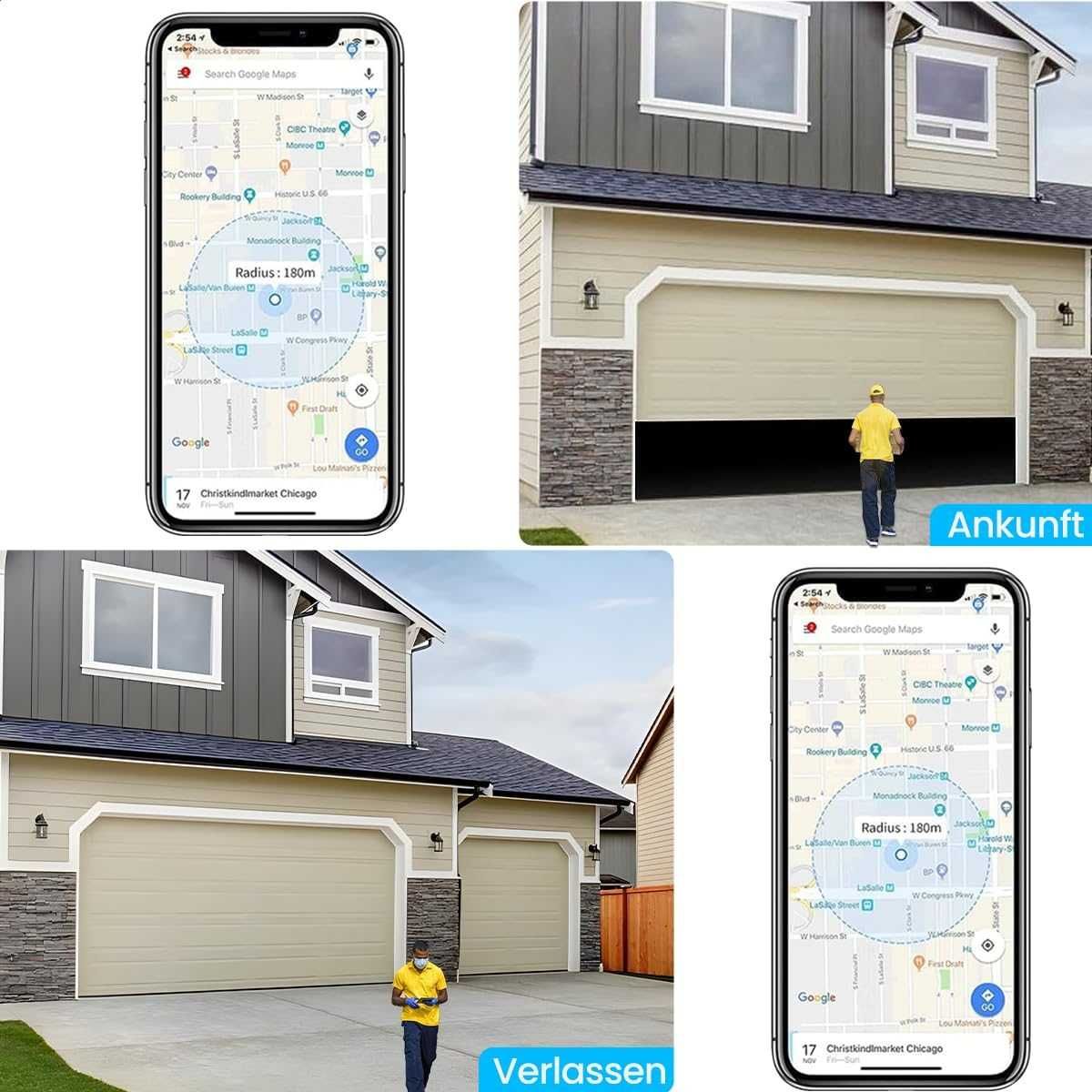 Устройство за отваряне на гаражни врати Smart WiFi съвместимо с Alexa