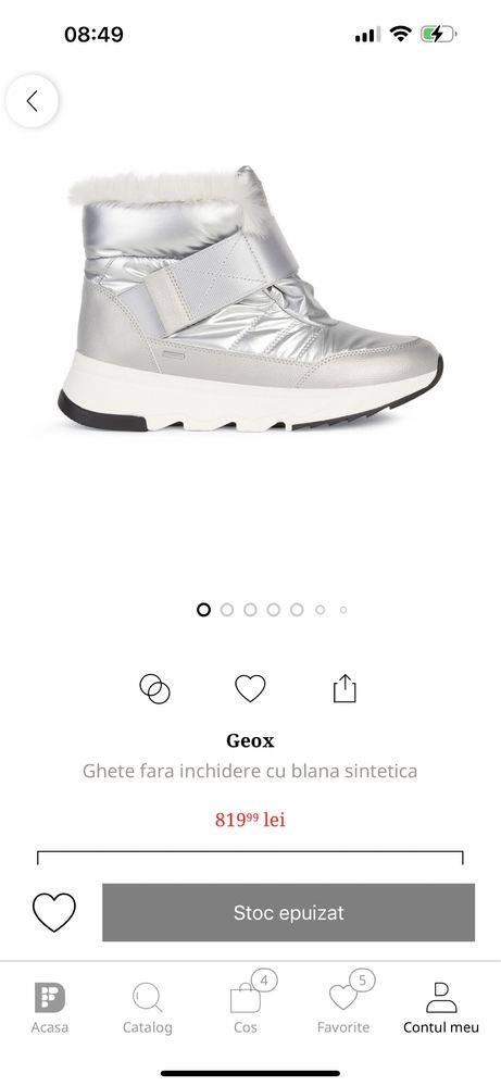 Ghete Geox apres ski, 36, noi