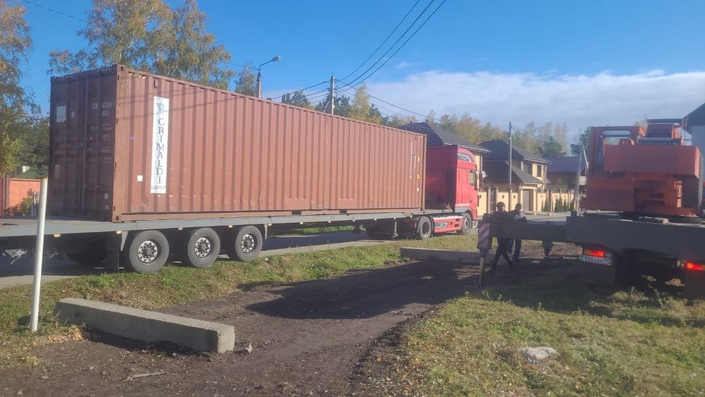 20-40 футовых морских контейнеров с доставкой выгрузкой