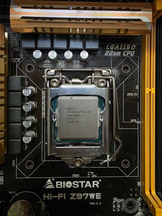 Комплект i5 4670k + Biostar Z97WE + 2*4GB RAM