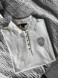 Оригинална Бяла блуза Armani Exchange с къс ръкав