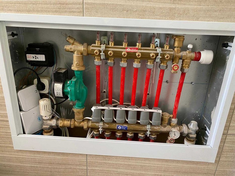 Automatizare incalzire in pardoseala pe zone cu control de pe telefon