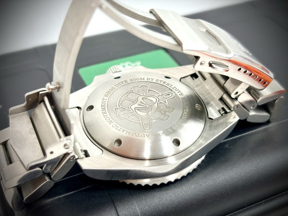 Diver Steeldive 300m Automatic Watch Sapphire Ceramic Bezel Super Lum