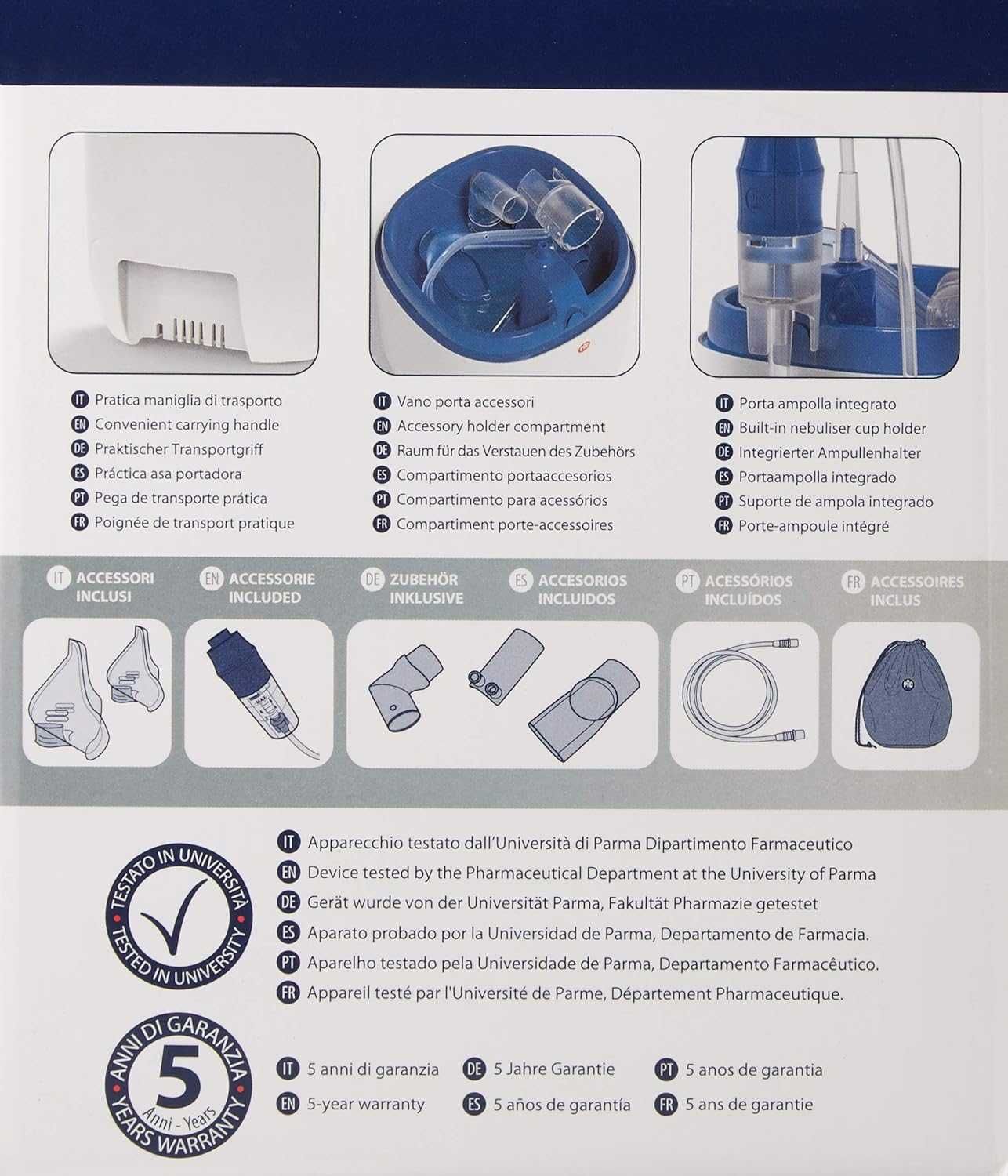 Aparat aerosoli cu piston PIC Air Family Evolution, 10ml.NOU