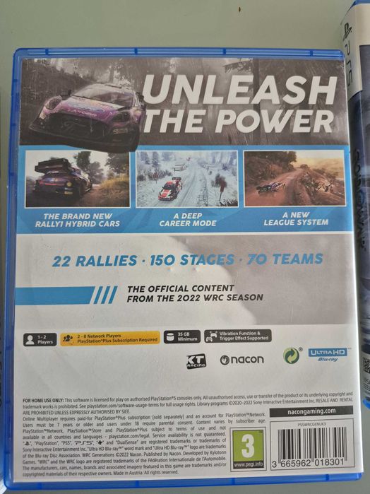 Игри за PS5: WRC 10, WRC Generations и God Of War Ragnarok.