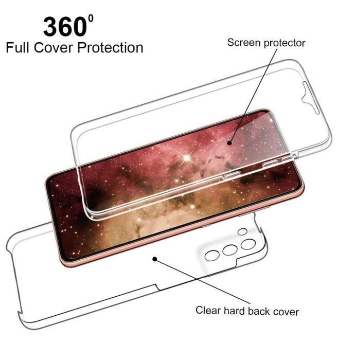 Husa CRYSTAL 360° fata + spate Samsung S21 Plus , S21 Ultra 5G
