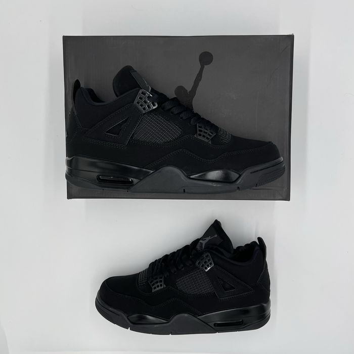 Nike Air Jordan 4 Black Cat -Marimi 37-49, Noi, Premium, Livrare Rpd