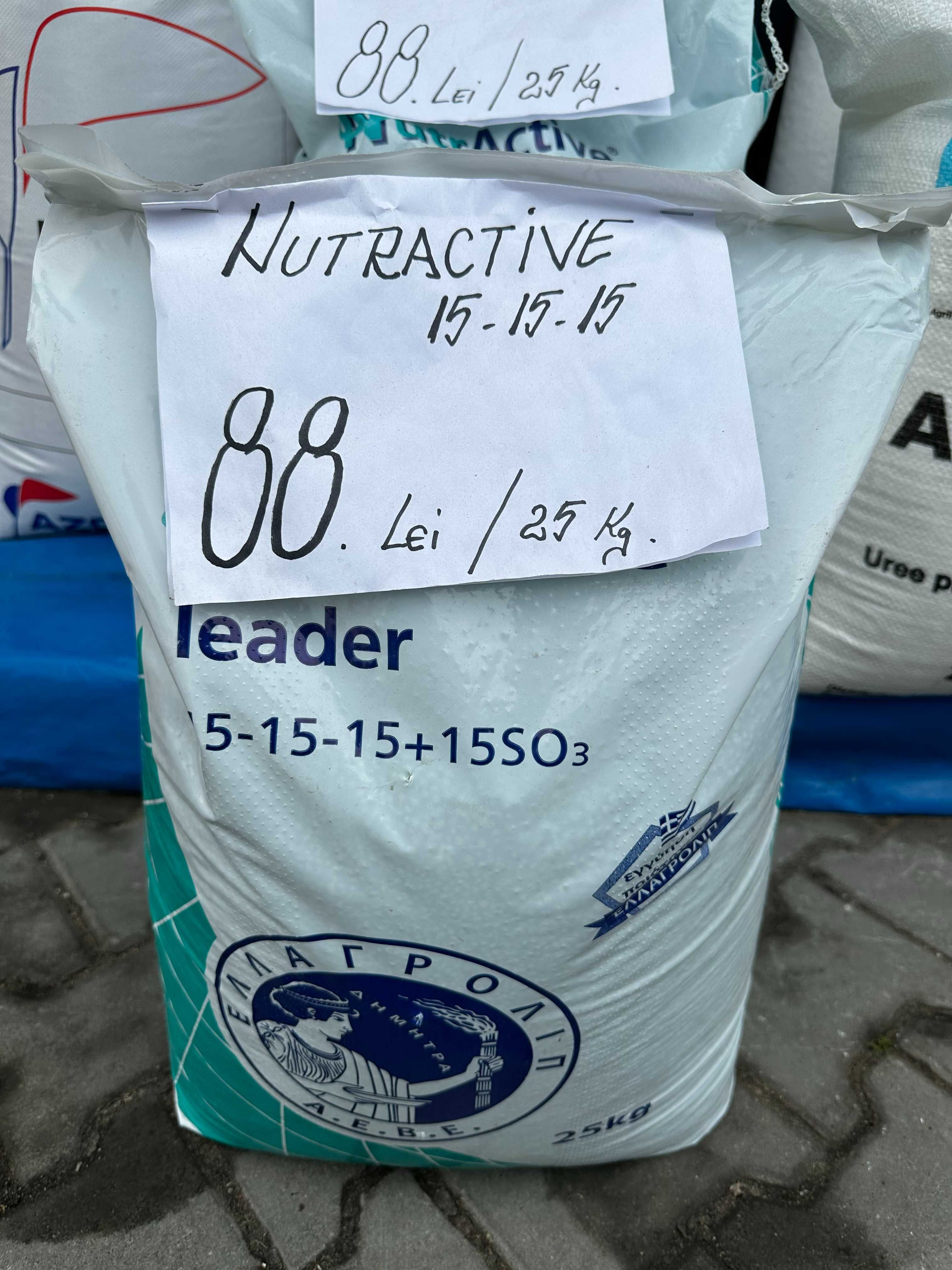 Azotat Azomures, Nutractive, NPK, Uree 50Kg, 25Kg, 20Kg