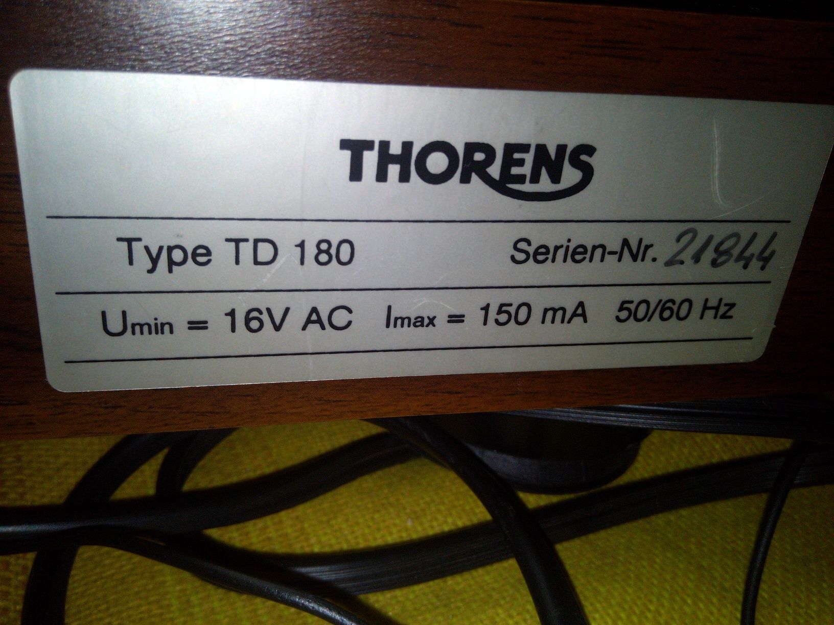Thorens TD 180 pick up belt drive si viteza 78