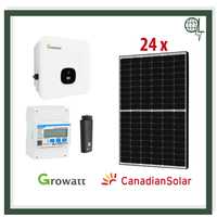 Sistem Fotovoltaic Trifazat On-Grid Growatt si Canadian Solar 10kW