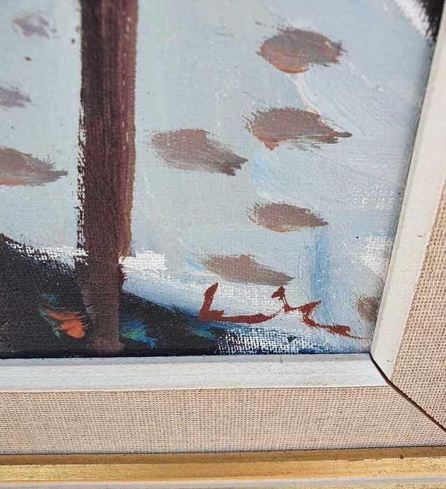 Авторска картина с маслени бои с рамка 80*60 см