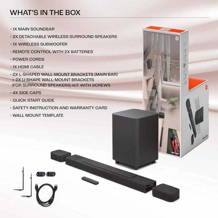 SoundBar JBL Bar 1000  — мощная акустическая система 880w. Есть достав