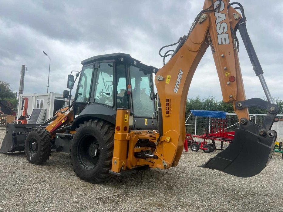 Buldoexcavator Case 570SV – 7,5 T , 97 Hp , brat telescopic + Video
