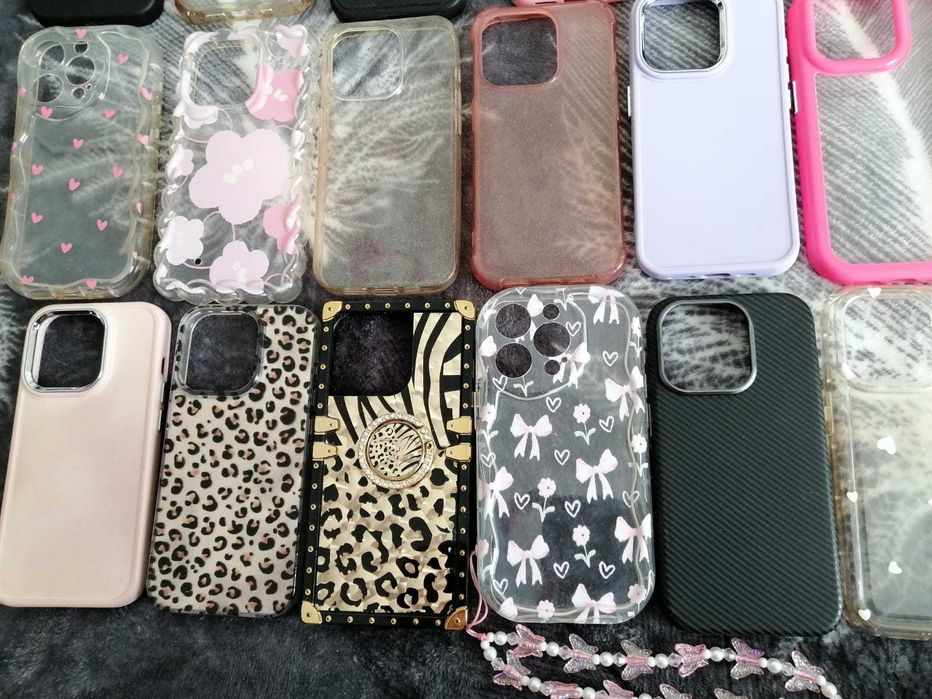 Set 27 Huse Iphone 15 Pro pret fix