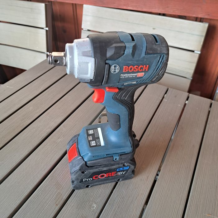 Autofiletanta impact Bosch Gds 18 330 hc+acumulator 5.5 ah