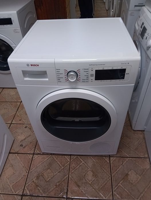 Сушилня с термопомпа Бош Bosch Serie 8 с две години гаранция!
