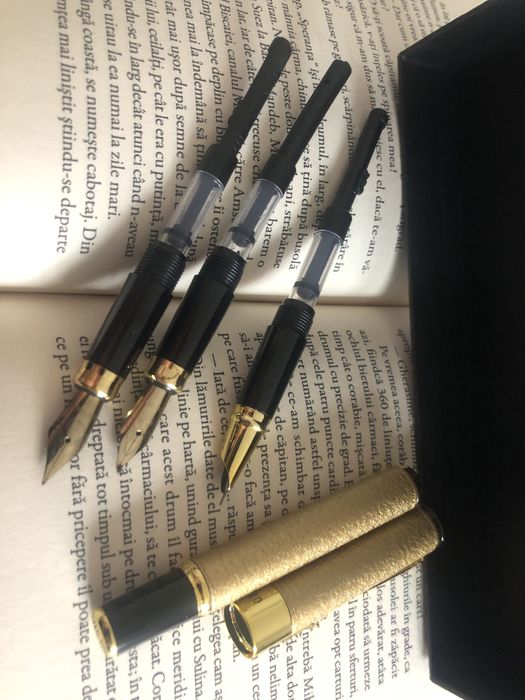 Set stilou 3 penite caligrafie