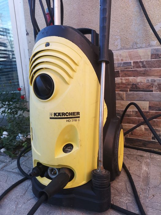 Водоструйка Karcher HD7/18 за Отпушване на Канали 380zv 180bar Супер С