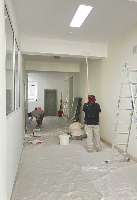 Побелка, покраска зданий, помещений, домов и квартир