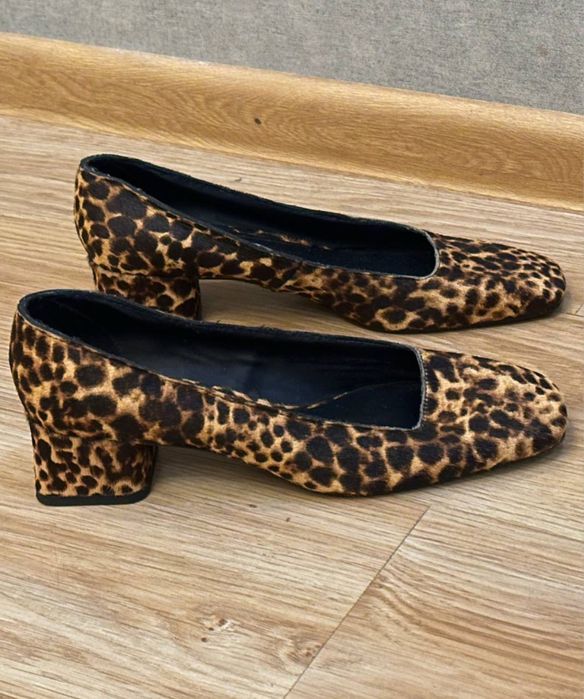 Леопардовые туфли zara