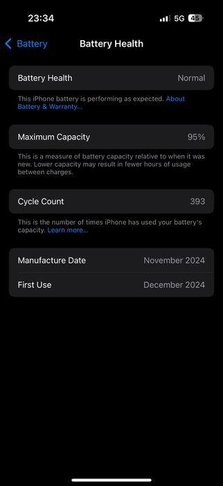 Iphone 16 pro black titanium 128GB