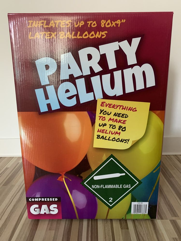 Butelie heliu butelii cu heliu pur pt 30 50 80 baloane noi sigilate UE