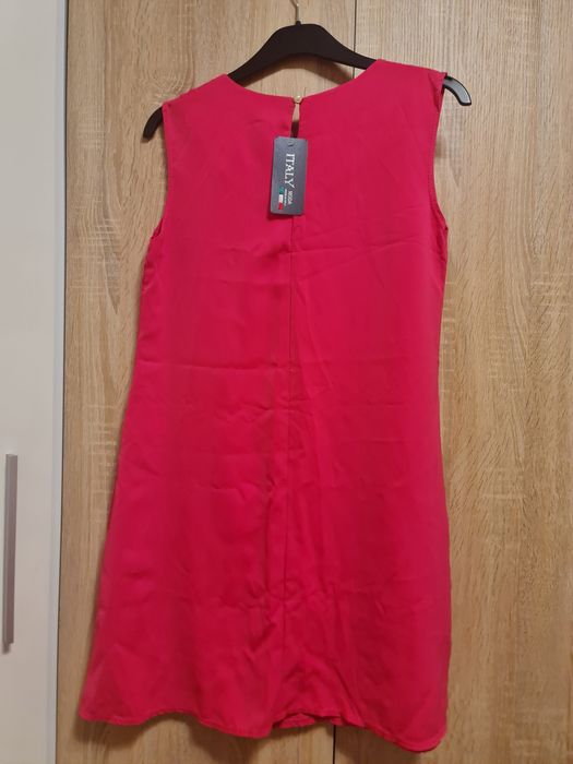 Rochie vara roz, NOUA, fabricata in Italia, cu eticheta