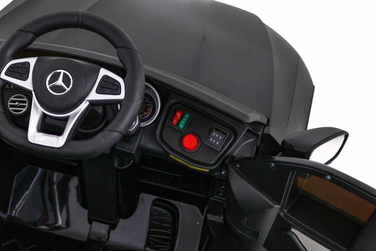 Masinuta electrica pentru copii 1-5 ani Mercedes AMG GLC63s 4x4, Negru