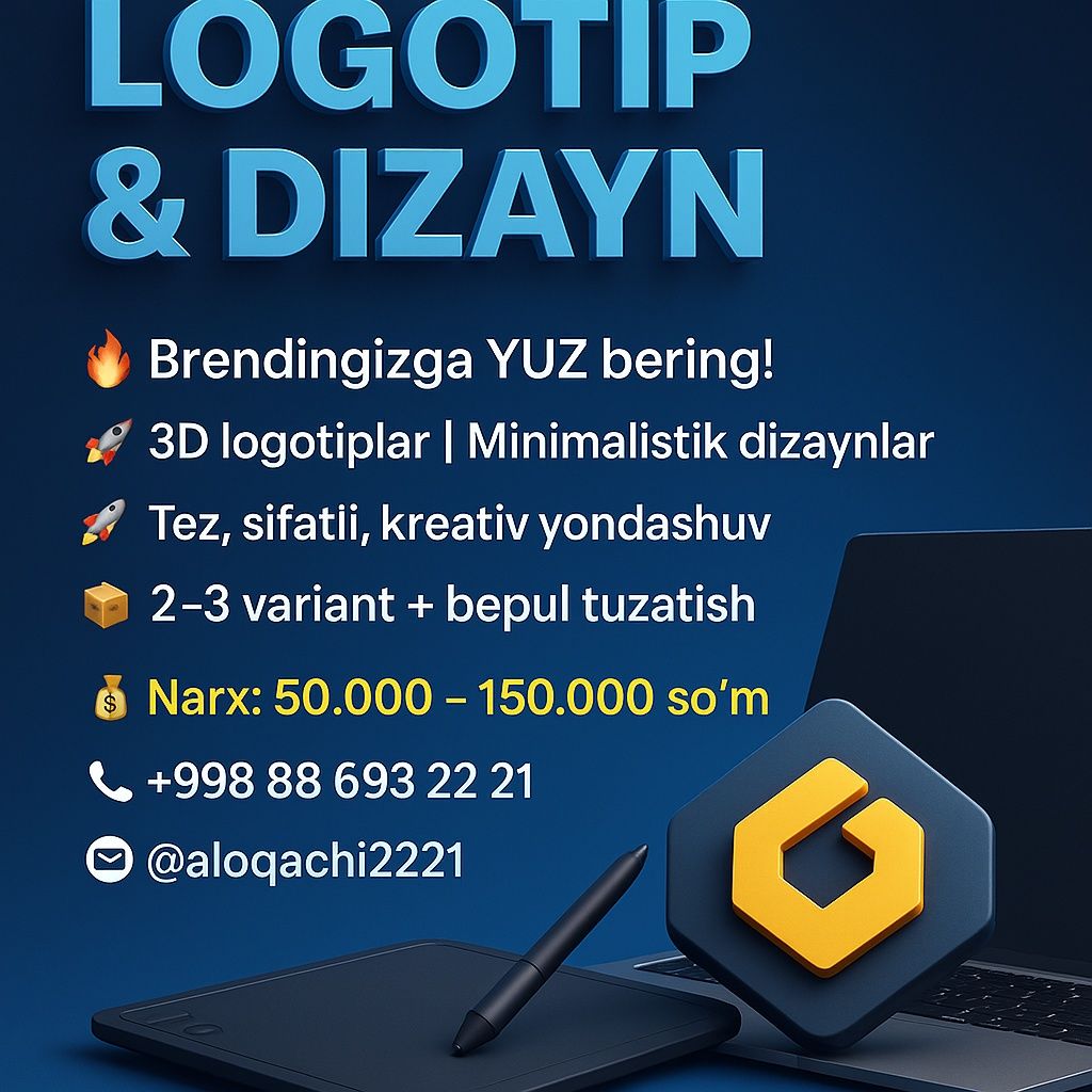 Logotip tayyorlash