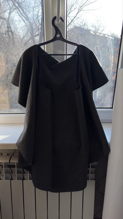 Накидка теплая новая