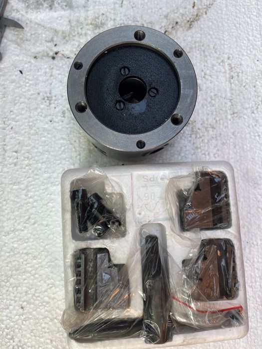 Universal mandrina pentru strung 100mm, 2 randuri de bacuri