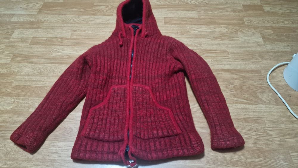 Bluza groasa merino din 100% lănă M-L