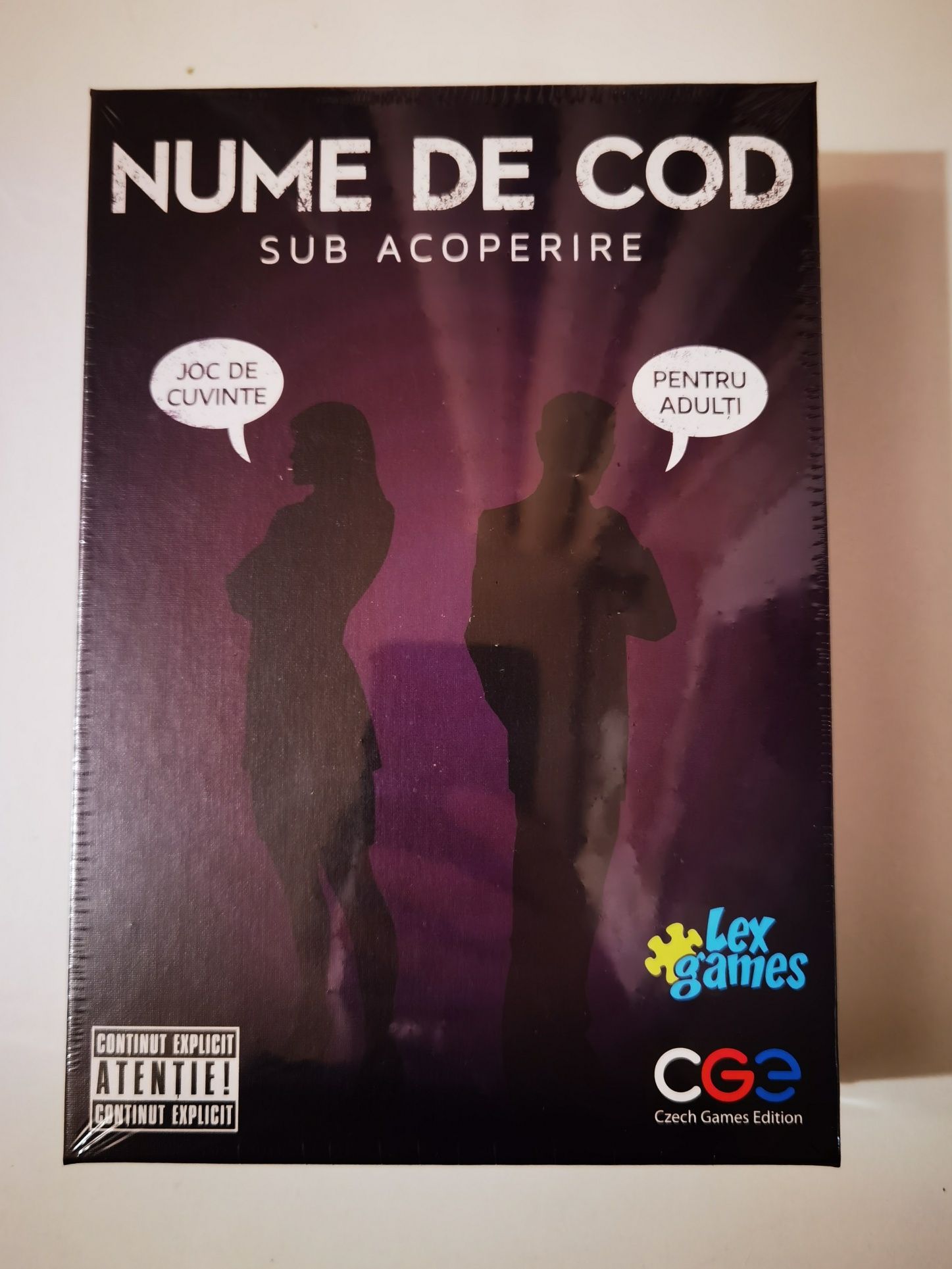 Nume de cod Sub acoperire - joc de adulți cel mai bun Joc de societate