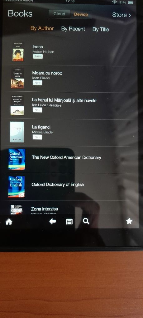 Ebook reader AMAZON KINDLE full touchscreen cu wireless