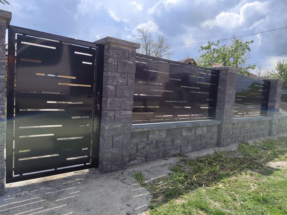 Porți din tablă decupată laser – 3 mm – Livrare în toată România