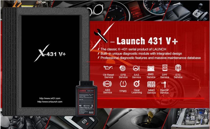 Interfata diagnoza scaner tester Launch X431 V+ tableta 10inch  PRO4