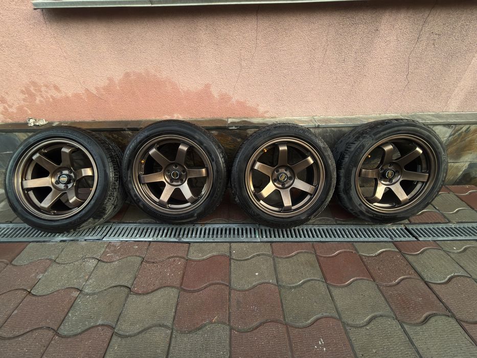 Диски TE37  с 2мя комлектами резины 24 года