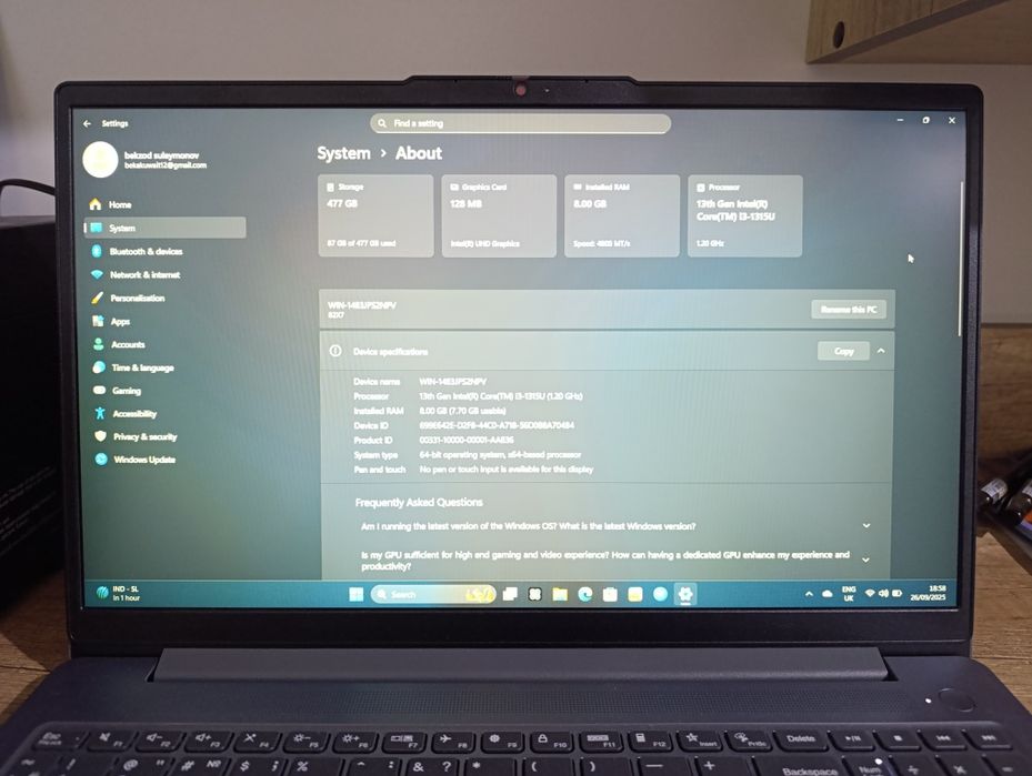 Lenovo Laptop 13-avlod