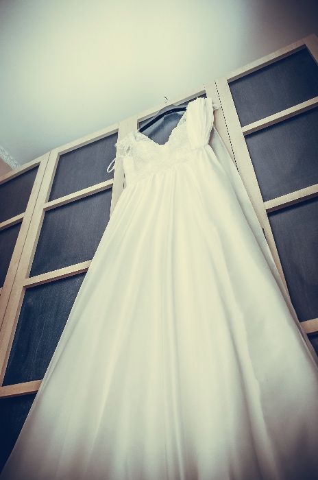 Rochie de mireasa matase naturala