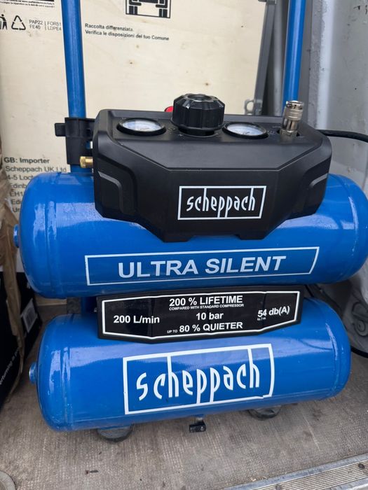 Compresor ultrasilentios 54dB 10 bari 20L