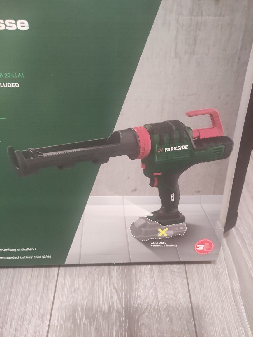 Pistol de silicon parkside pe acumulatori de 20 V