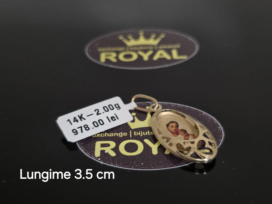 Bijuteria Royal: Pandantiv aur 14k/2.0 gr