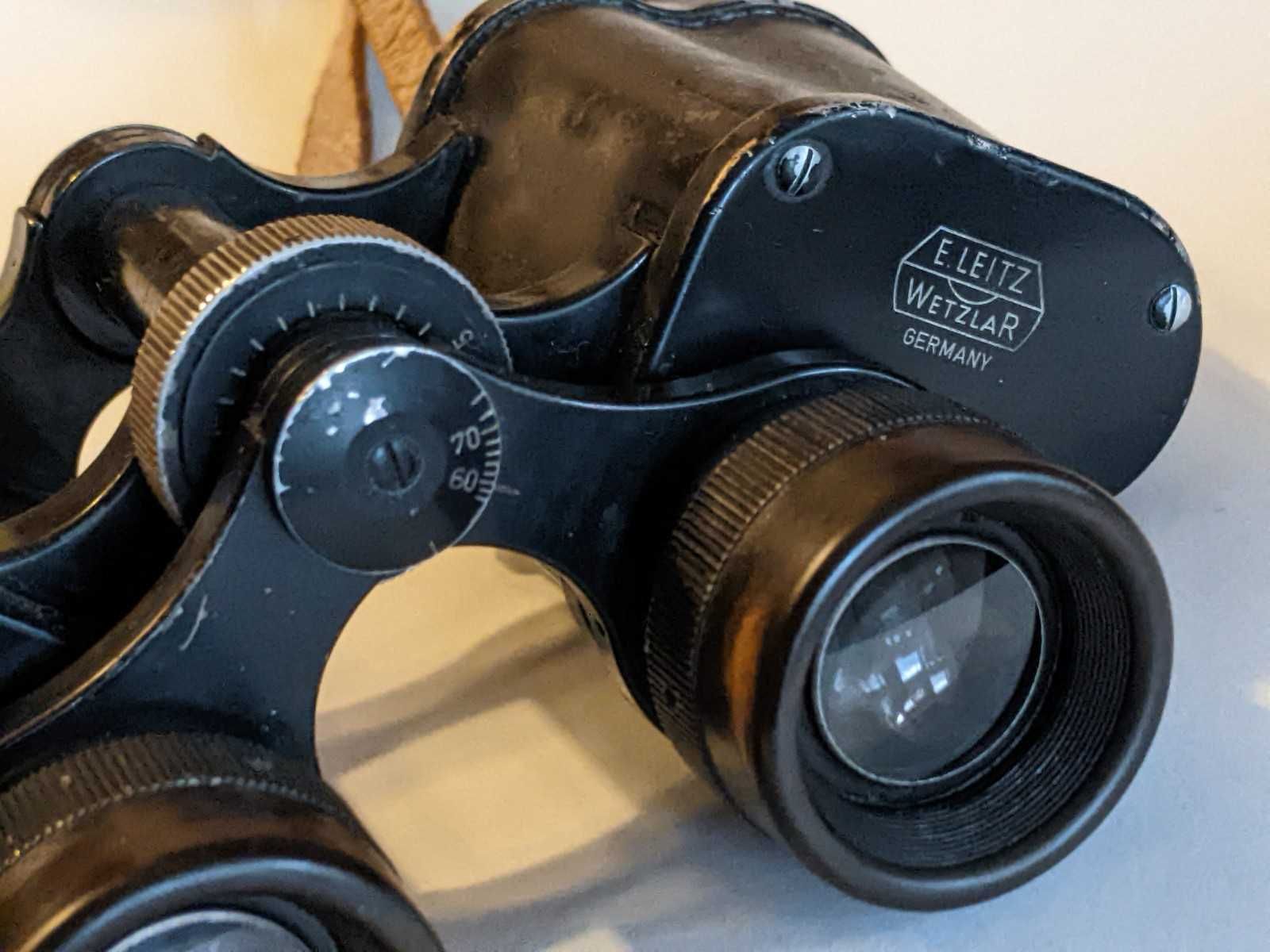 BINOCLU German E. LEITZ WETZLAR BINUXIT 8x30 Optica Foarte Buna Leica