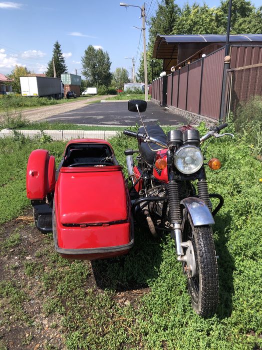 Мотоцикл Урал в облицовке Ижа