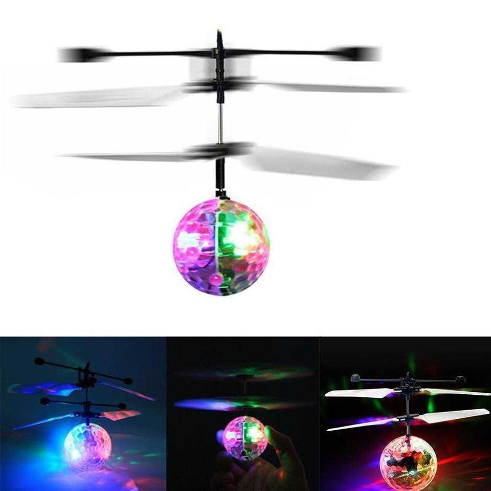 Летяща диско топка - многоцветна индукционна играчка