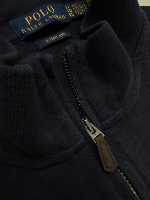 Мъжко! Чисто нова оригинална блуза с цип Polo Ralph Lauren Estate-Rib