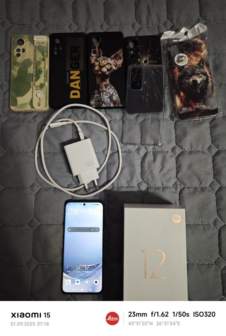 Xiaomi 12.  8ram/256gb